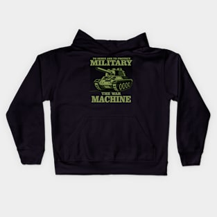 Military Tank Machine Kids Hoodie